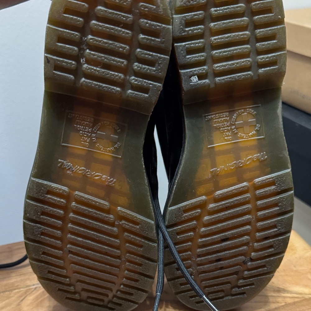 Dr. Martens Black Combat/lace-up Boots - Picture 3 of 4